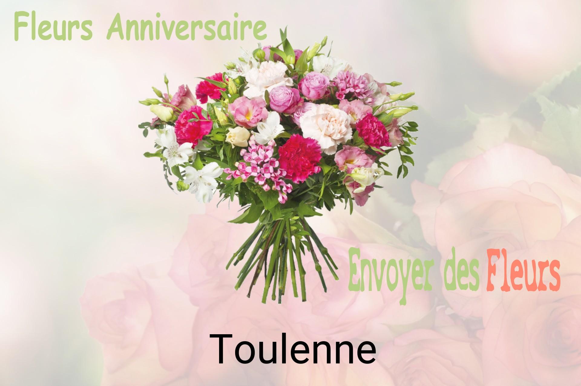 Bouquet de fleurs d’anniversaire livré à Toulenne