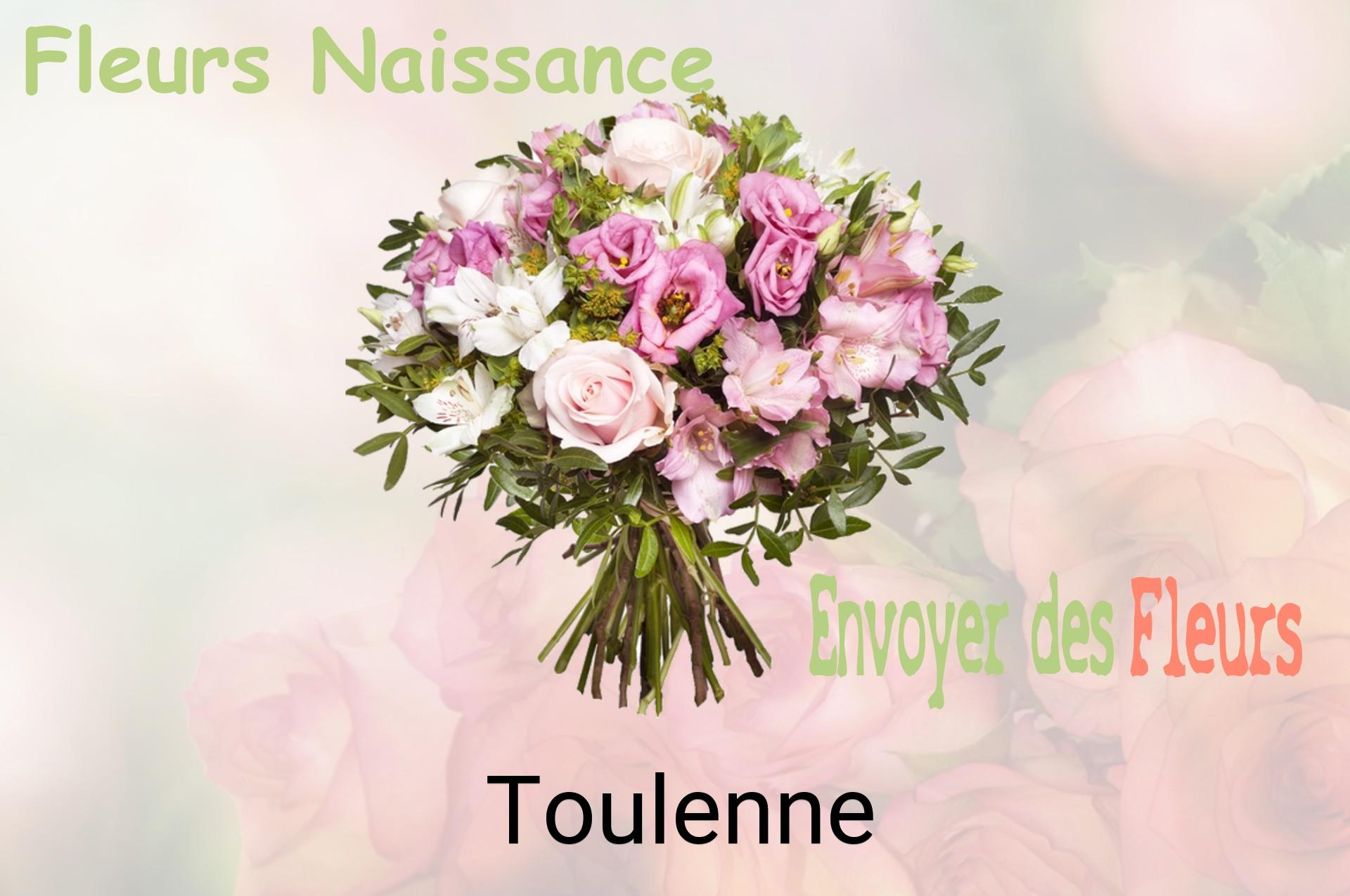 Bouquet de fleurs de naissance livré à Toulenne